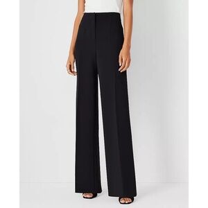 Ann Taylor The Wide-Leg Pant in Crepe NEW